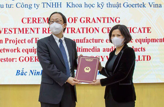 Goertek Vina Rót Thêm 305 Triệu USD Vào KCN Quế Võ