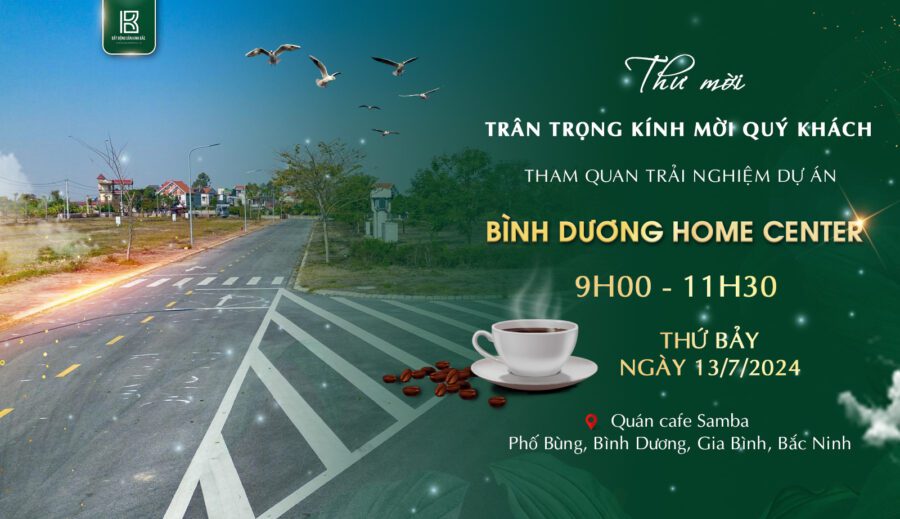THƯ MỜI BÌNH DƯƠNG HOME CENTER